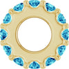 Natural Blue Zircon | Round | 2mm