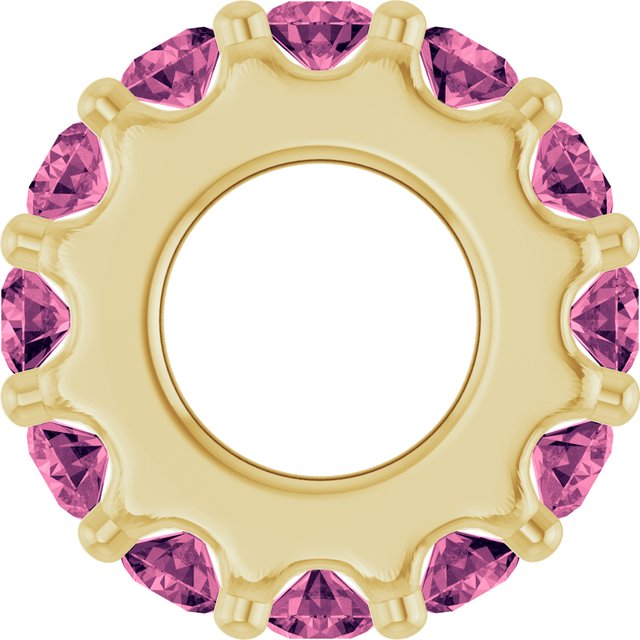 Natural Pink Tourmaline | Round | 2mm