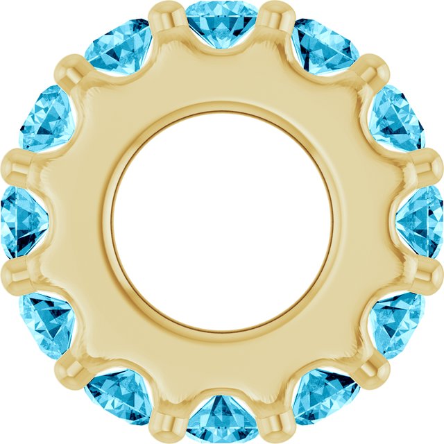 Natural Aquamarine | Round | 2mm