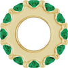 Lab-Grown Emerald | Round | 2mm