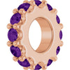 Natural Amethyst | Round | 2mm