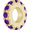 Natural Amethyst | Round | 2mm