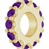 Natural Amethyst | Round | 2mm