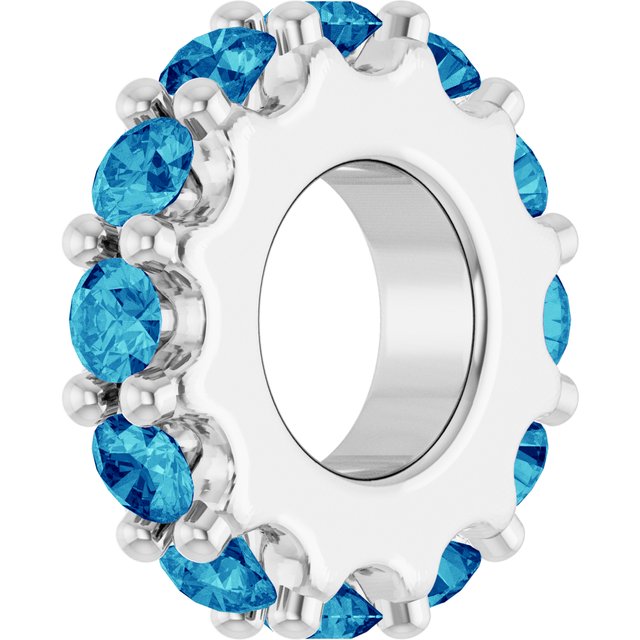 Natural Blue Zircon | Round | 2mm