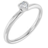 Natural White Sapphire | Heart | 3 x 3mm