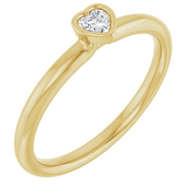 Natural White Sapphire | Heart | 3 x 3mm