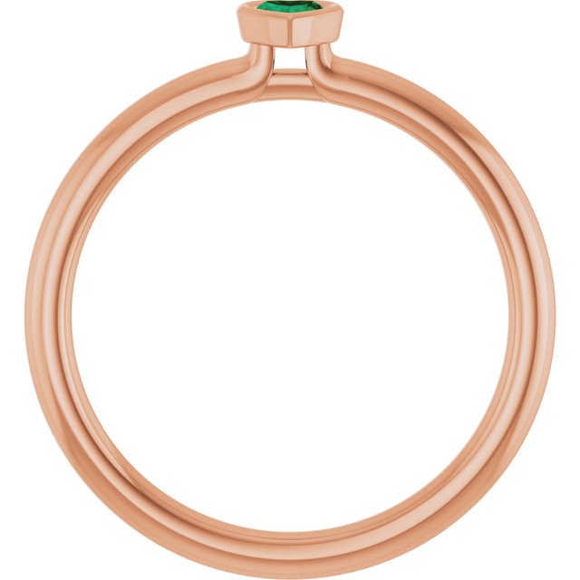 Lab-Grown Emerald | Heart | 3 x 3mm