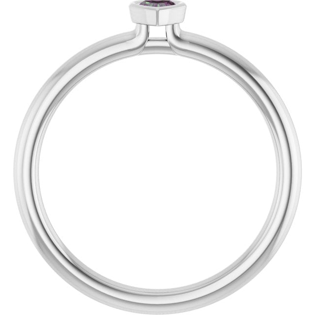 Lab-Grown Alexandrite | Heart | 3 x 3mm