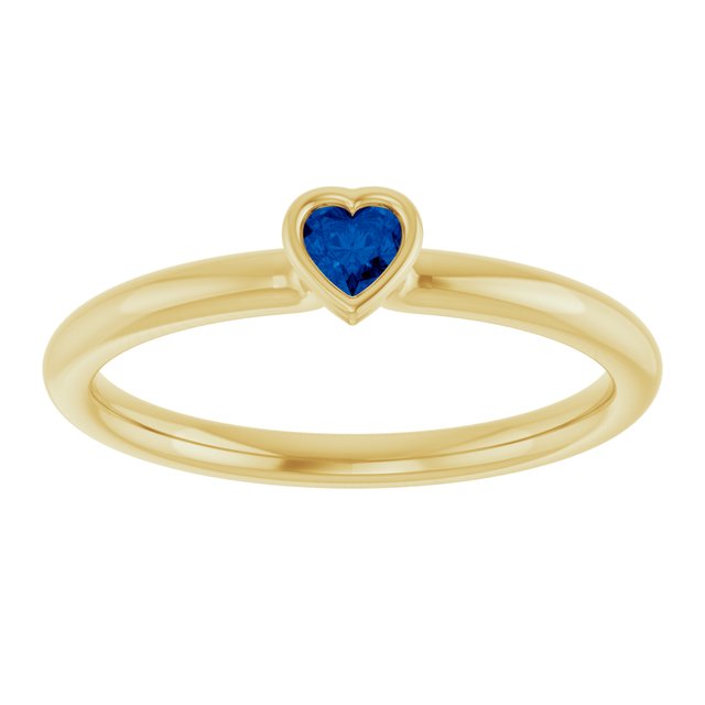 Natural Blue Sapphire | Heart | 3 x 3mm