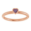 Lab-Grown Alexandrite | Heart | 3 x 3mm