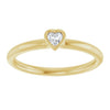 Natural White Sapphire | Heart | 3 x 3mm