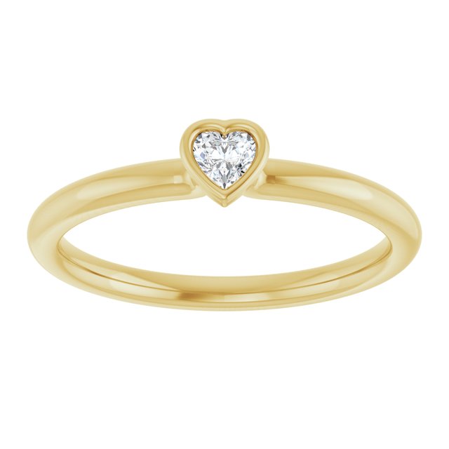 Natural White Sapphire | Heart | 3 x 3mm