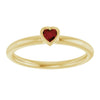 Natural Mozambique Garnet | Heart | 3 x 3mm