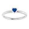 Natural Blue Sapphire | Heart | 3 x 3mm