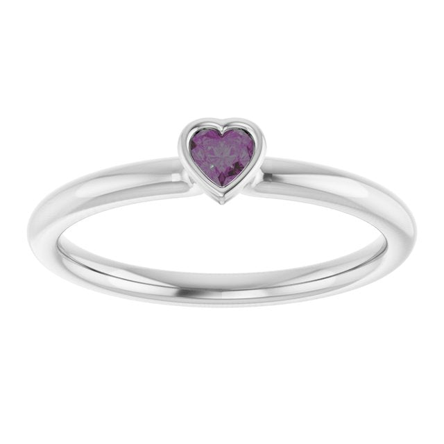 Lab-Grown Alexandrite | Heart | 3 x 3mm