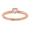Natural White Sapphire | Heart | 3 x 3mm