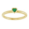 Lab-Grown Emerald | Heart | 3 x 3mm
