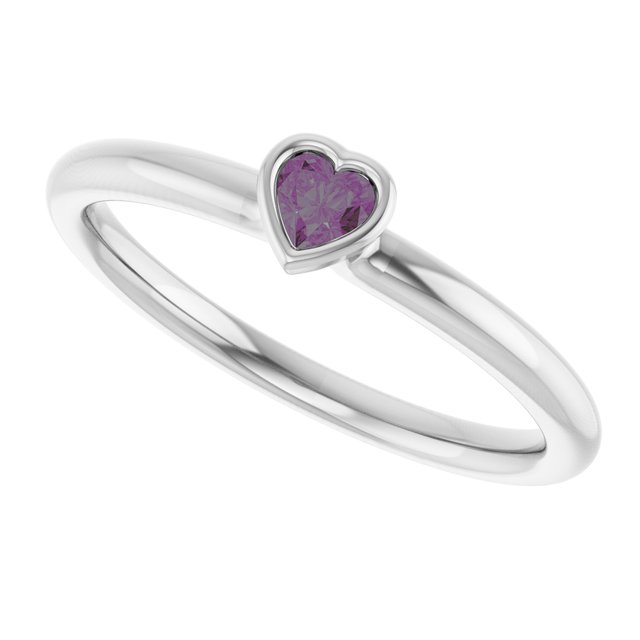 Lab-Grown Alexandrite | Heart | 3 x 3mm