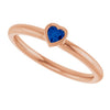 Natural Blue Sapphire | Heart | 3 x 3mm