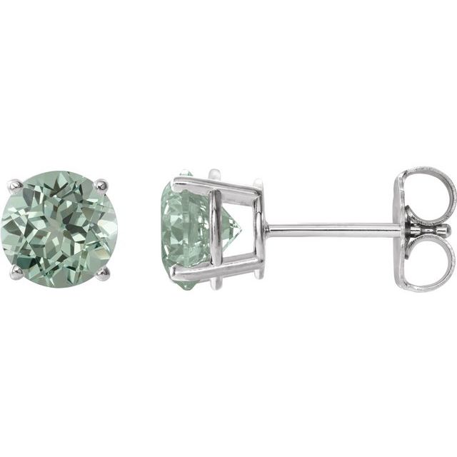 Lab-Grown Green Sapphire | Round | 8mm