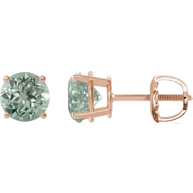 Lab-Grown Green Sapphire | Round | 8mm