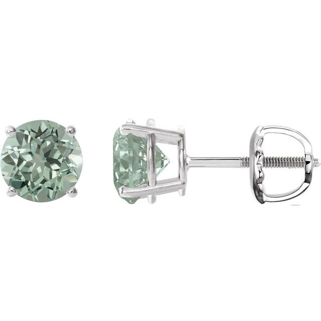 Lab-Grown Green Sapphire | Round | 8mm