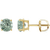 Lab-Grown Green Sapphire | Round | 8mm