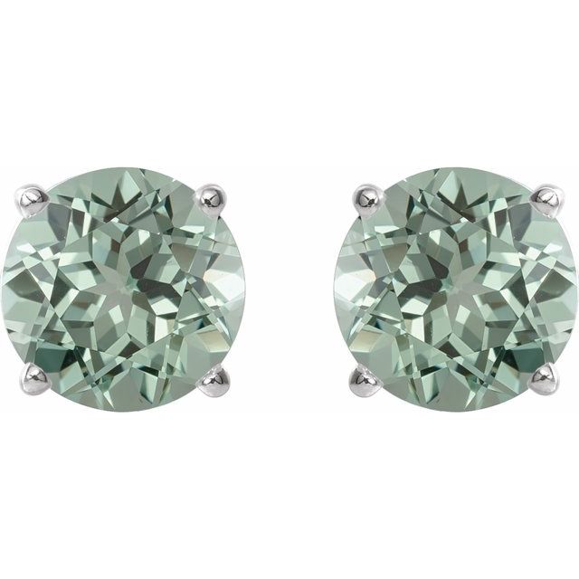 Lab-Grown Green Sapphire | Round | 8mm