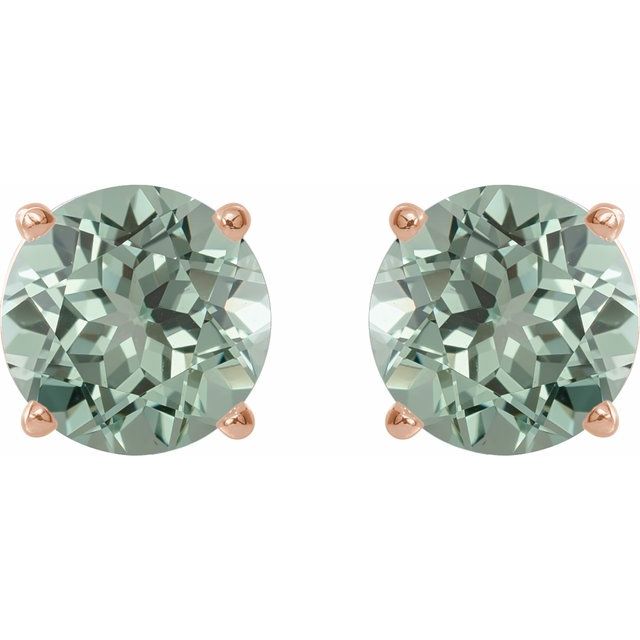 Lab-Grown Green Sapphire | Round | 8mm
