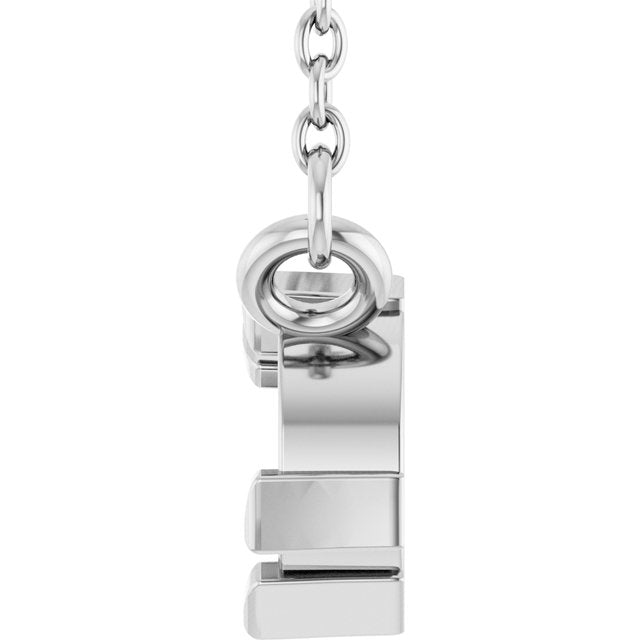 Marquise Fan Three-Stone Diamond Necklace — Sterling Silver