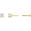 Natural Diamond | Round | 3.5mm :: 1/6 Ct | Lab-Grown Diamond | Round | 3.5mm :: 1/6 Ct