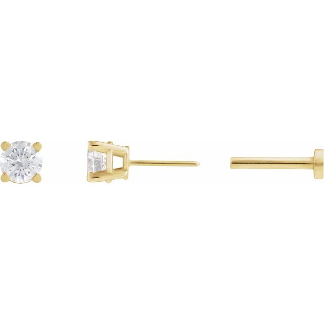 Natural Diamond | Round | 3.5mm :: 1/6 Ct | Lab-Grown Diamond | Round | 3.5mm :: 1/6 Ct
