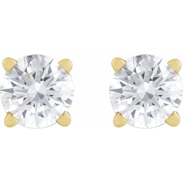 Natural Diamond | Round | 5mm :: 1/2 Ct | Lab-Grown Diamond | Round | 5mm :: 1/2 Ct