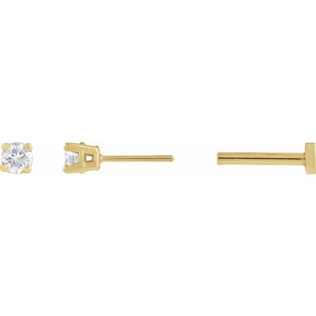Natural Diamond | Round | 2.5mm :: 0.06 Ct | Lab-Grown Diamond | Round | 2.5mm :: 0.05 Ct