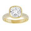 14K Yellow | Cushion