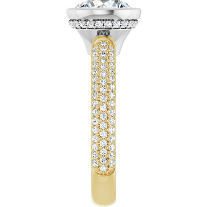 14K Yellow/White | Round
