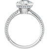 14K White | Round