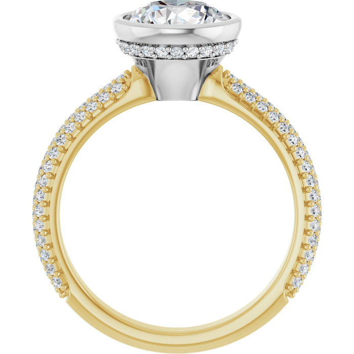 14K Yellow/White | Round
