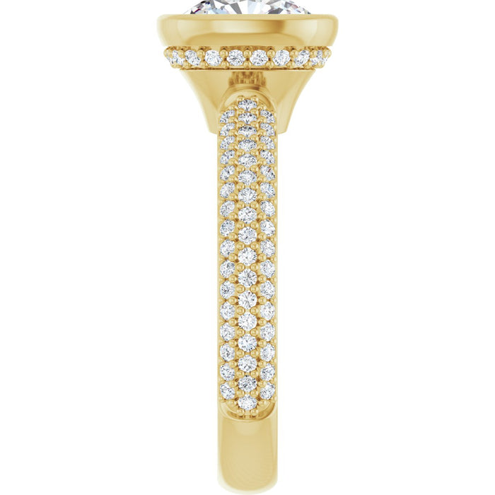 14K Yellow | Cushion