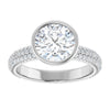 14K White | Round