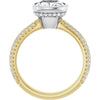 14K Yellow/White | Cushion