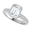 14K White | Emerald