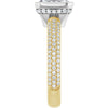 14K Yellow/White | Emerald