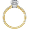 14K Yellow/White | Emerald