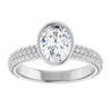 14K White | Oval