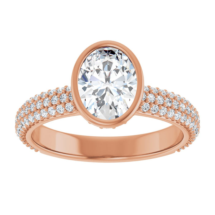 14K Rose | Oval