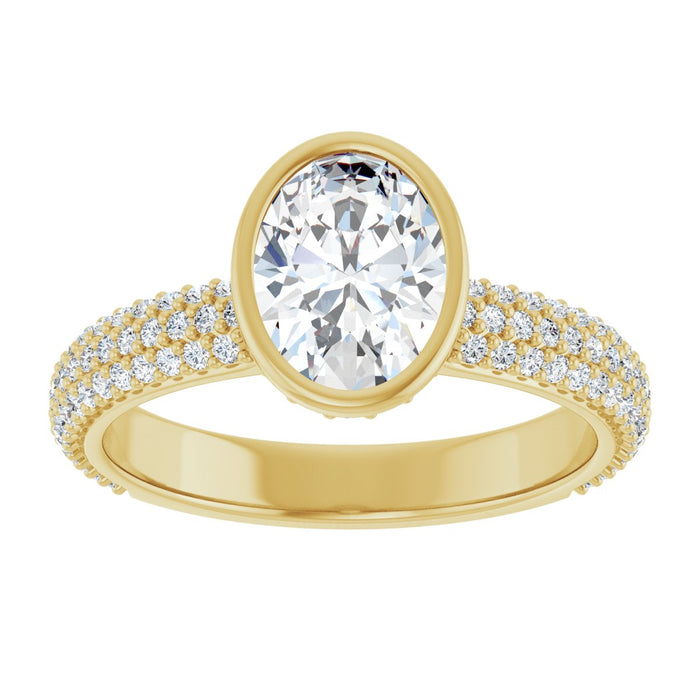 14K Yellow | Oval