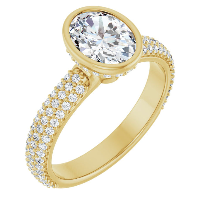 14K Yellow | Oval