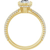 14K Yellow | Oval