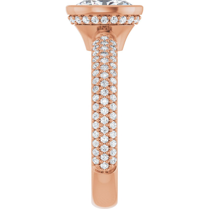 14K Rose | Oval